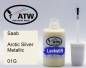 Preview: Saab, Arctic Silver Metallic, 01G: 20ml Lackstift, von ATW Autoteile West.